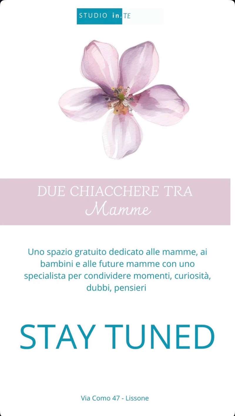 Due chiacchiere tra mamme - Studio in.TE Lissone